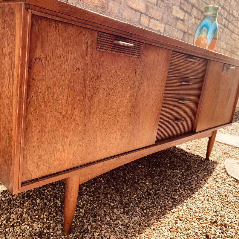 Rare Design Compact Sideboard By White and Newton of Portsmouth 1960s