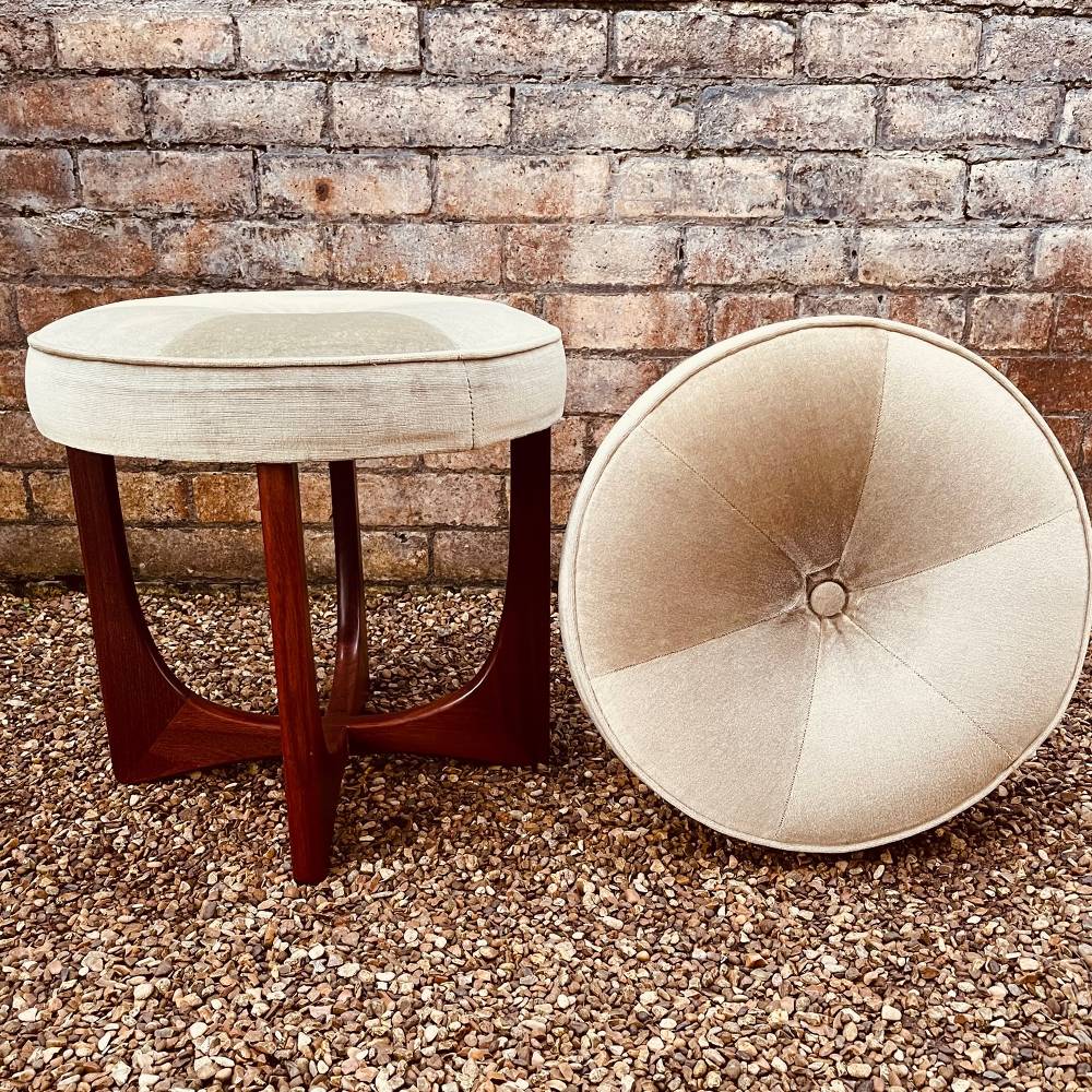 Vintage dressing stool deals