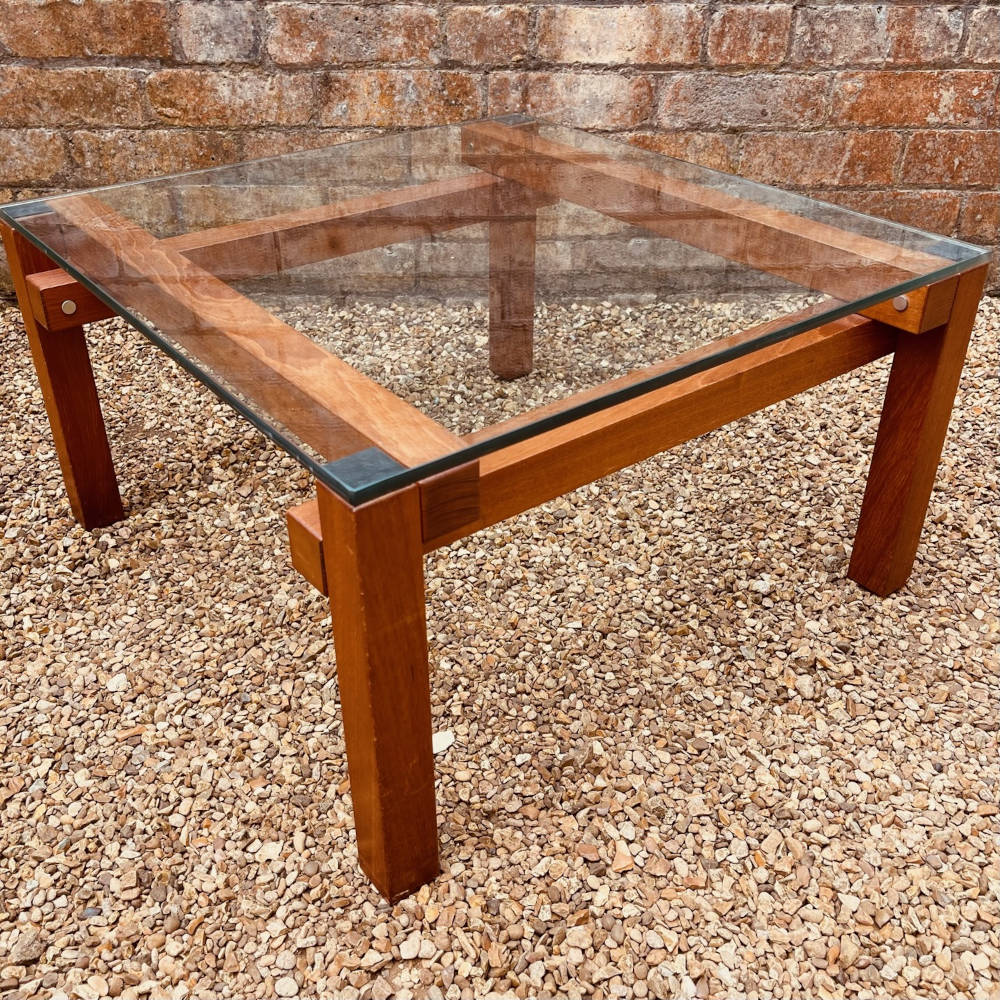 Heals glass coffee on sale table